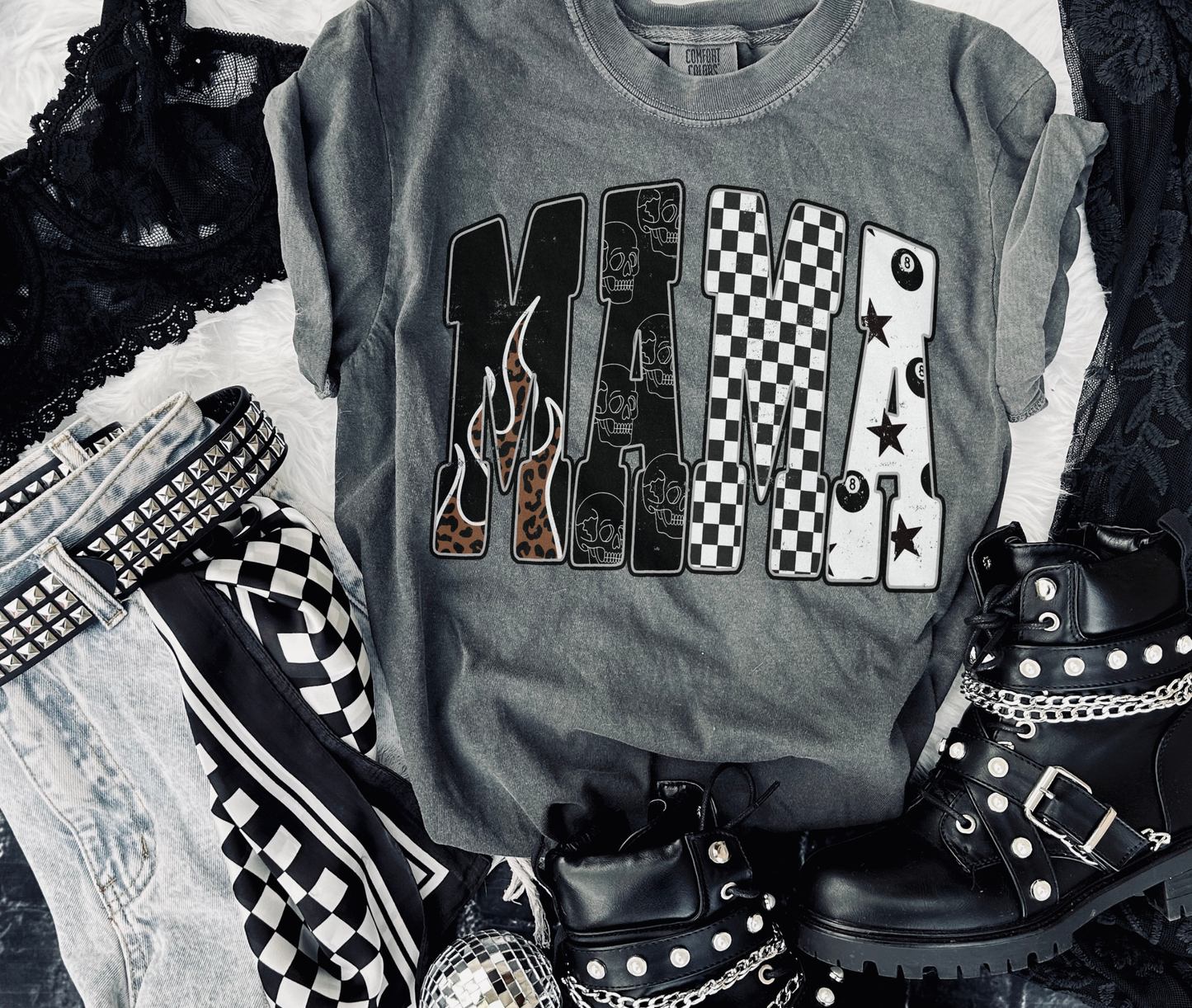 Edgy Mama  tee
