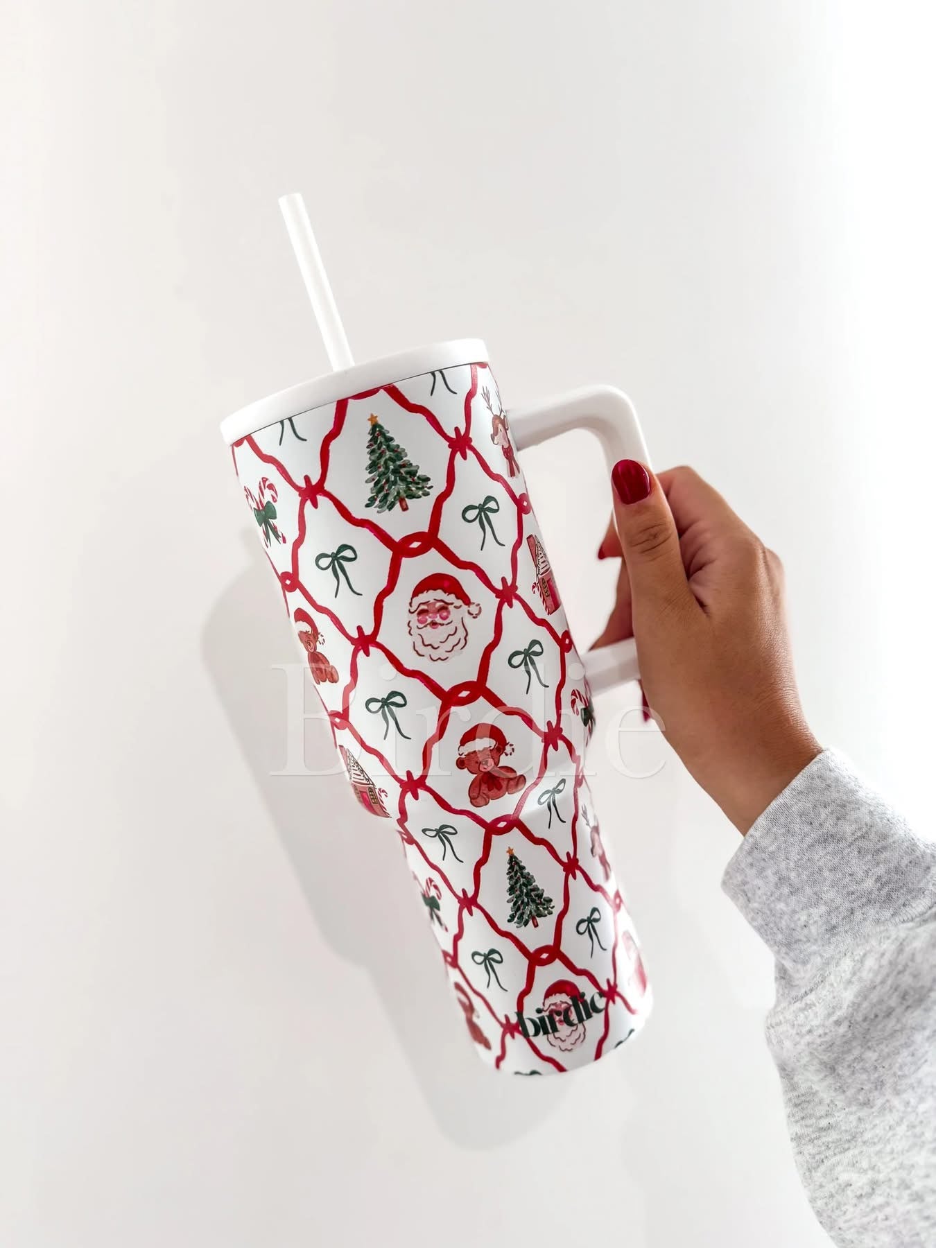 Festive Christmas 40oz tumbler