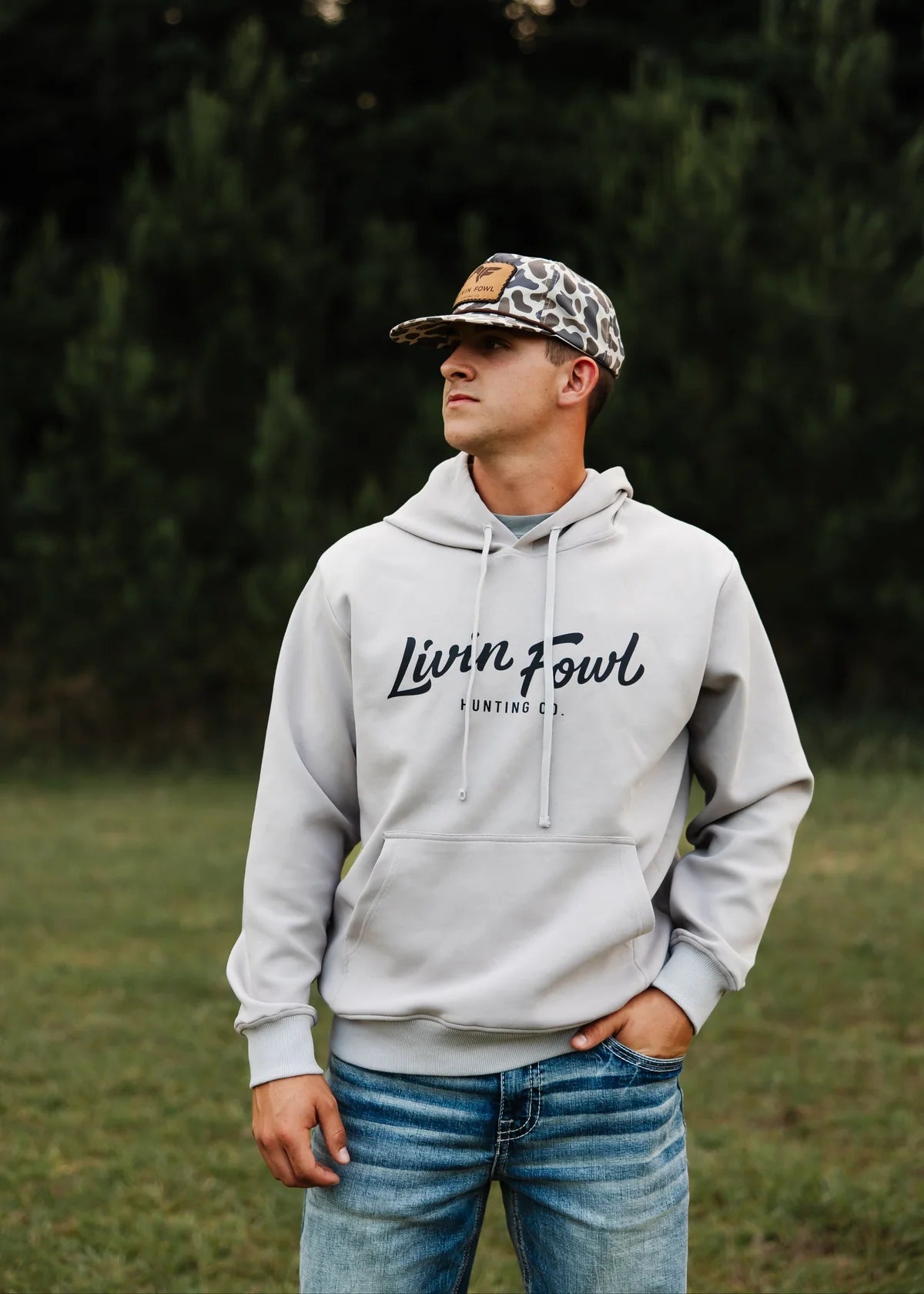 Grey Livin Fowl Hoodie