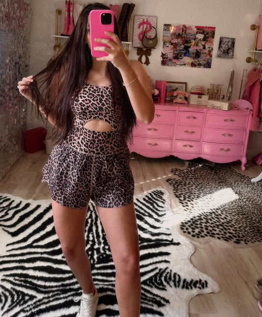 Runsie Leopard Romper 🐆