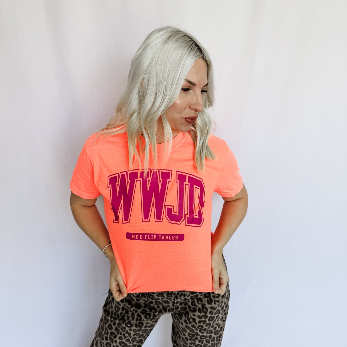 *WWJD Flip Tables Graphic Tee