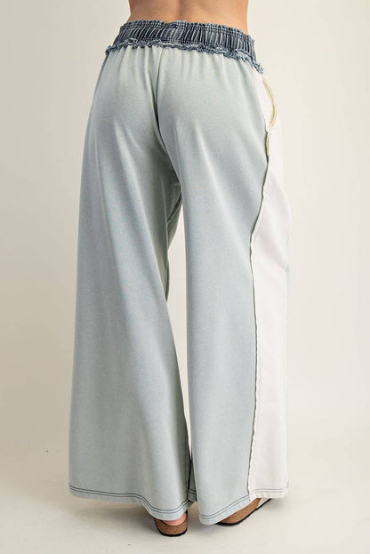 Two Toned Denim Pants