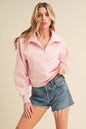 Lover pink quarter zip