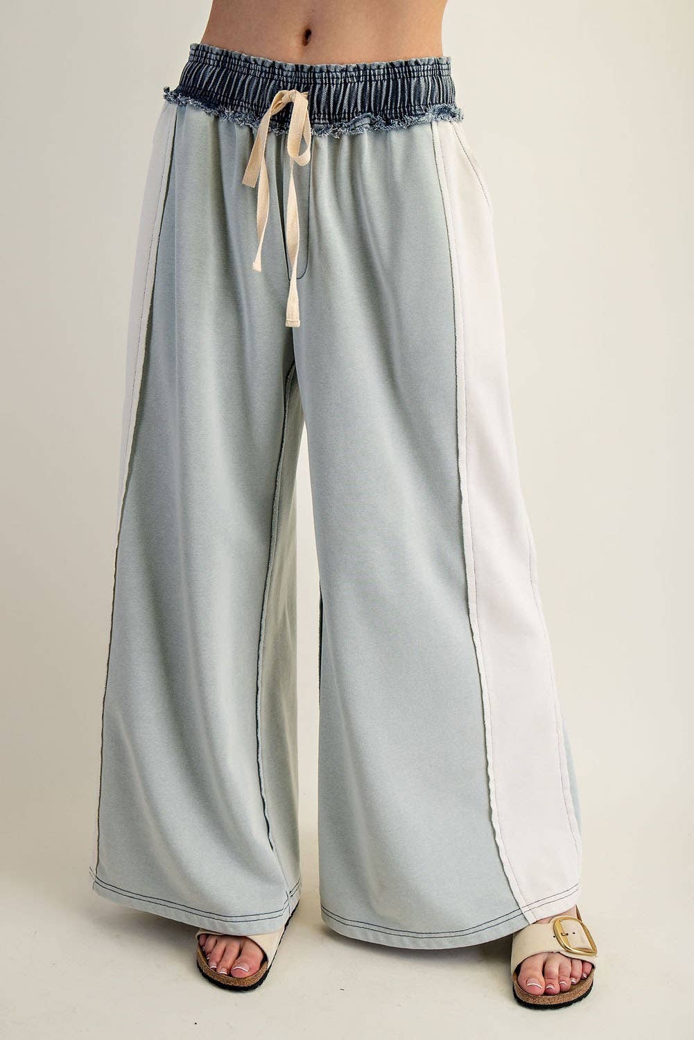 Two Toned Denim Pants