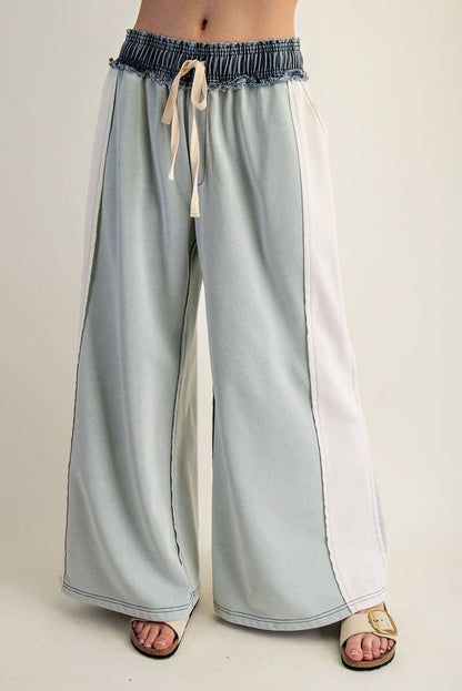 Two Toned Denim Pants